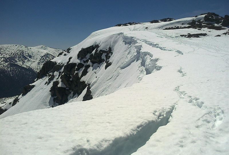 Los aludes de nieve en el macizo de Peñalara